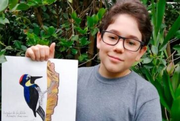 Colombian teen draws, donates bird guide to raise awareness