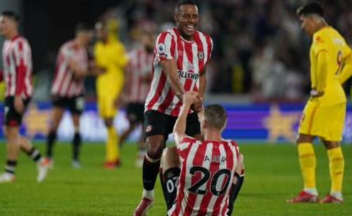 Brentford hit back twice to snatch point in thrilling draw with Liverpool