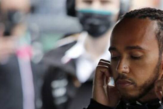 Lewis Hamilton frustrated after Mercedes call costs five points in title fight