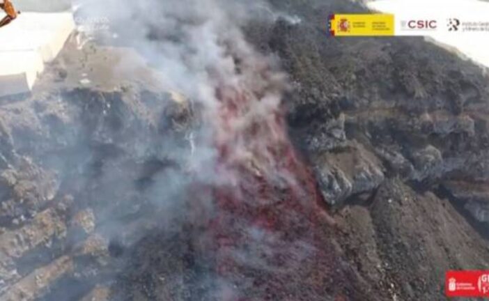 Erupting Spanish volcano turns 'more aggressive': officials